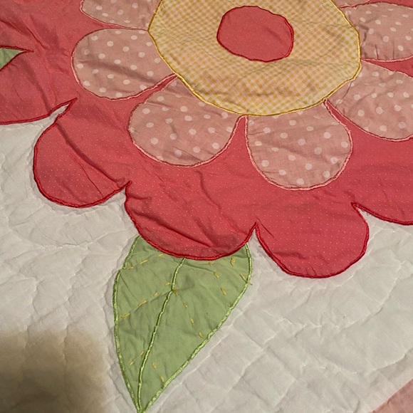 Vintage duvet Patchwork Quilt size 66” X 86” cotton 100% - Picture 5 of 10